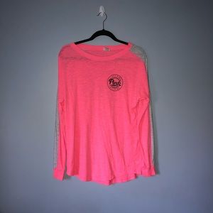 Pink long sleeve top